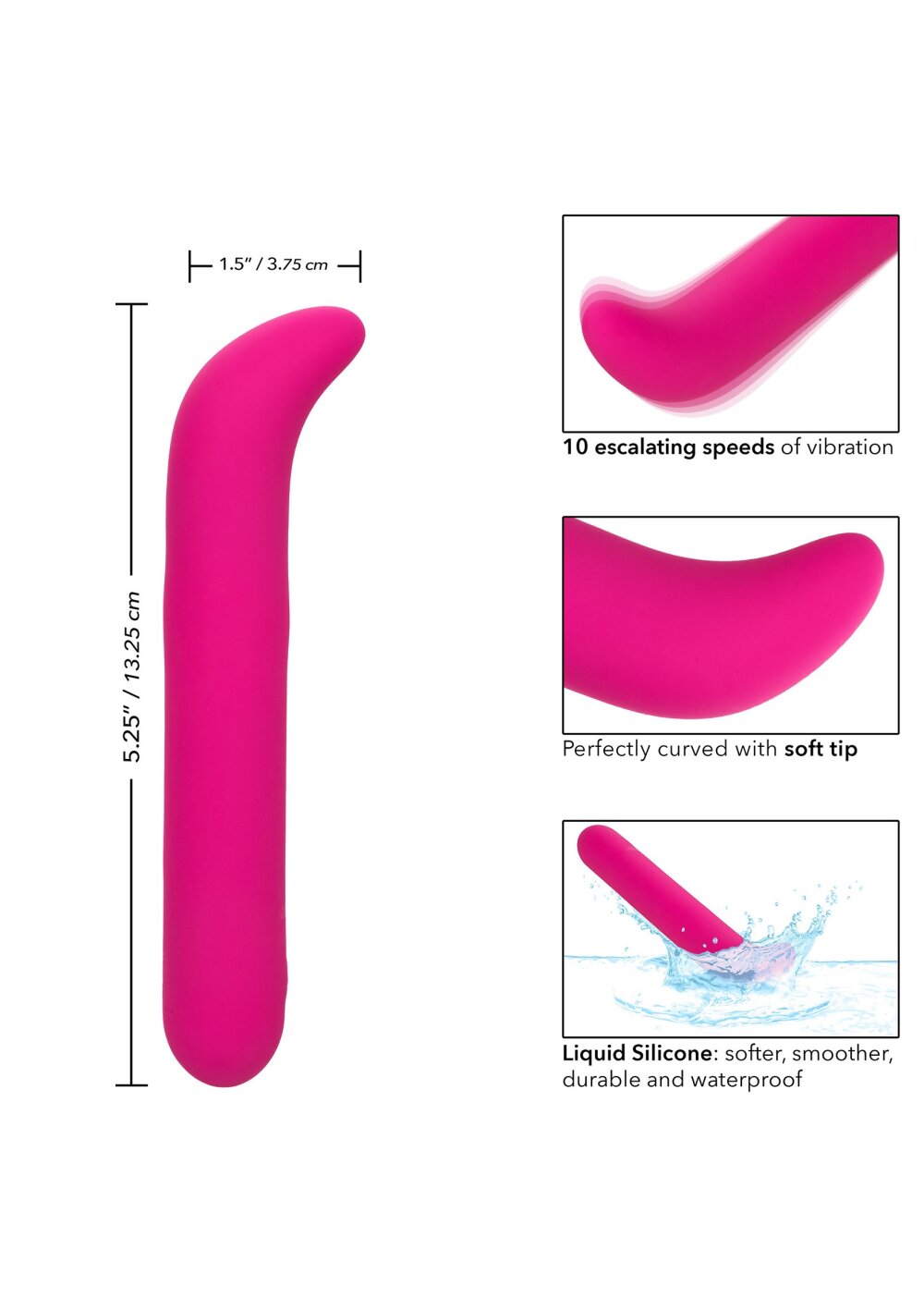 CalExotics Bliss Liquid Silicone G Vibe