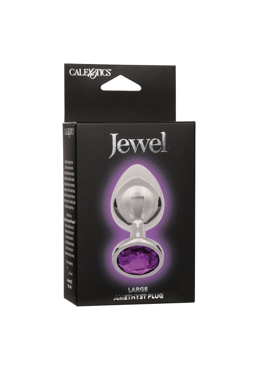 CalExotics Jewel Large Amethyst Plug