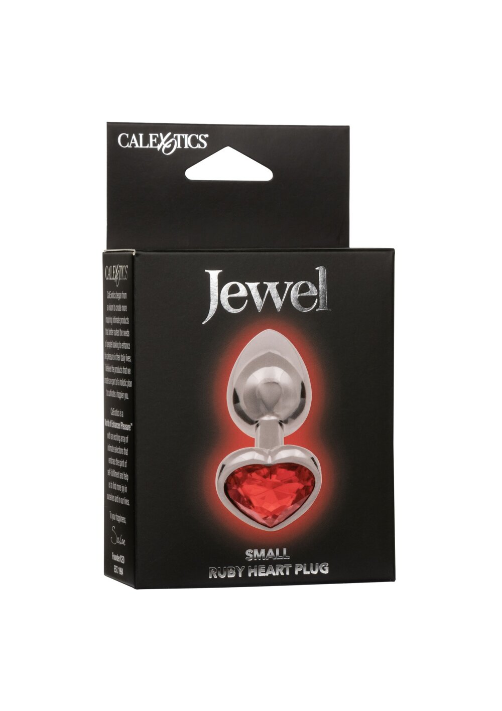 CalExotics Jewel Small Ruby Heart Plug