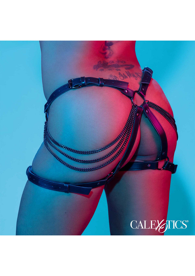 CalExotics Euphoria Collection Multi Chain Thigh Harness