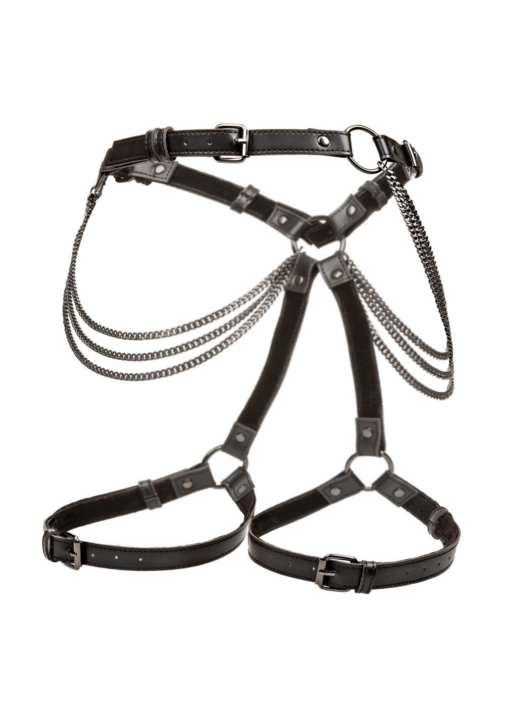 CalExotics Euphoria Collection Plus Size Multi Chain Thigh Harness