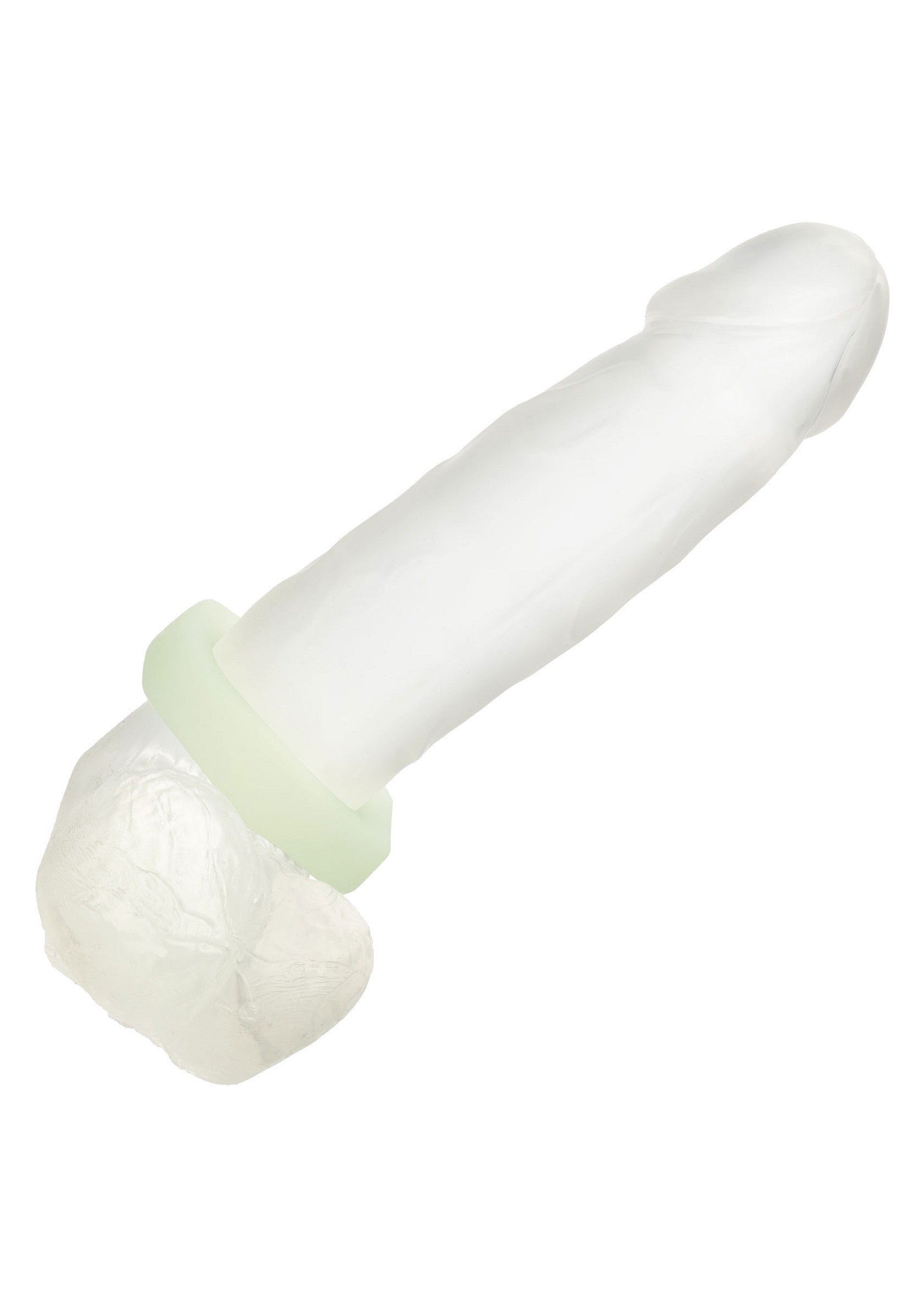 CalExotics Alpha Glow-In-The-Dark Liquid Silicone Prolong Sexagon Ring