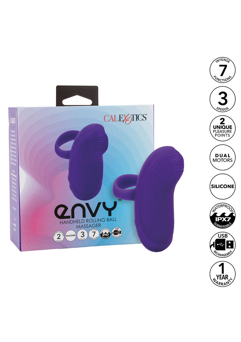 CalExotics Envy Handheld Rolling Ball Massager