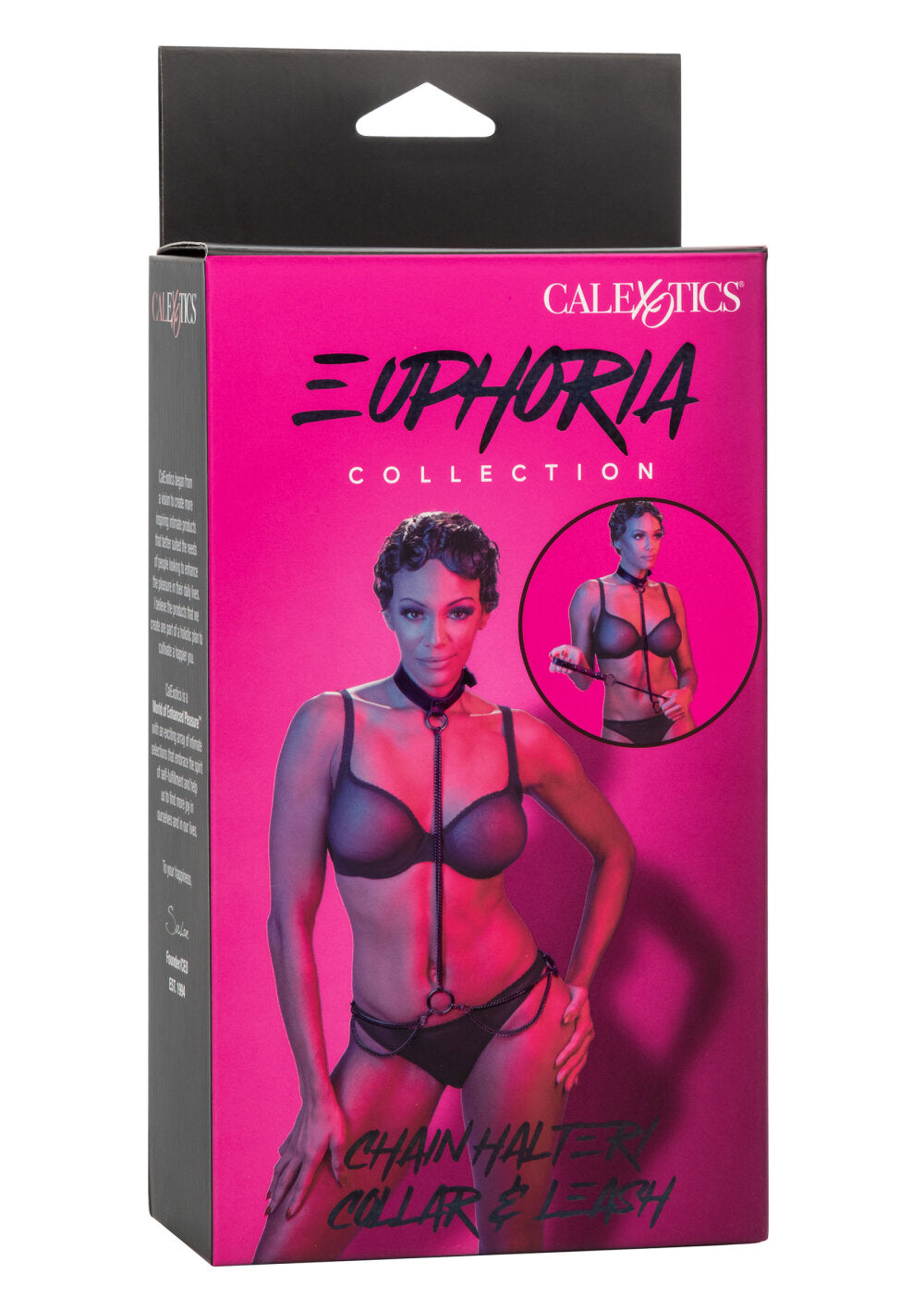 CalExotics Euphoria Collection Chain Halter/Collar & Leash