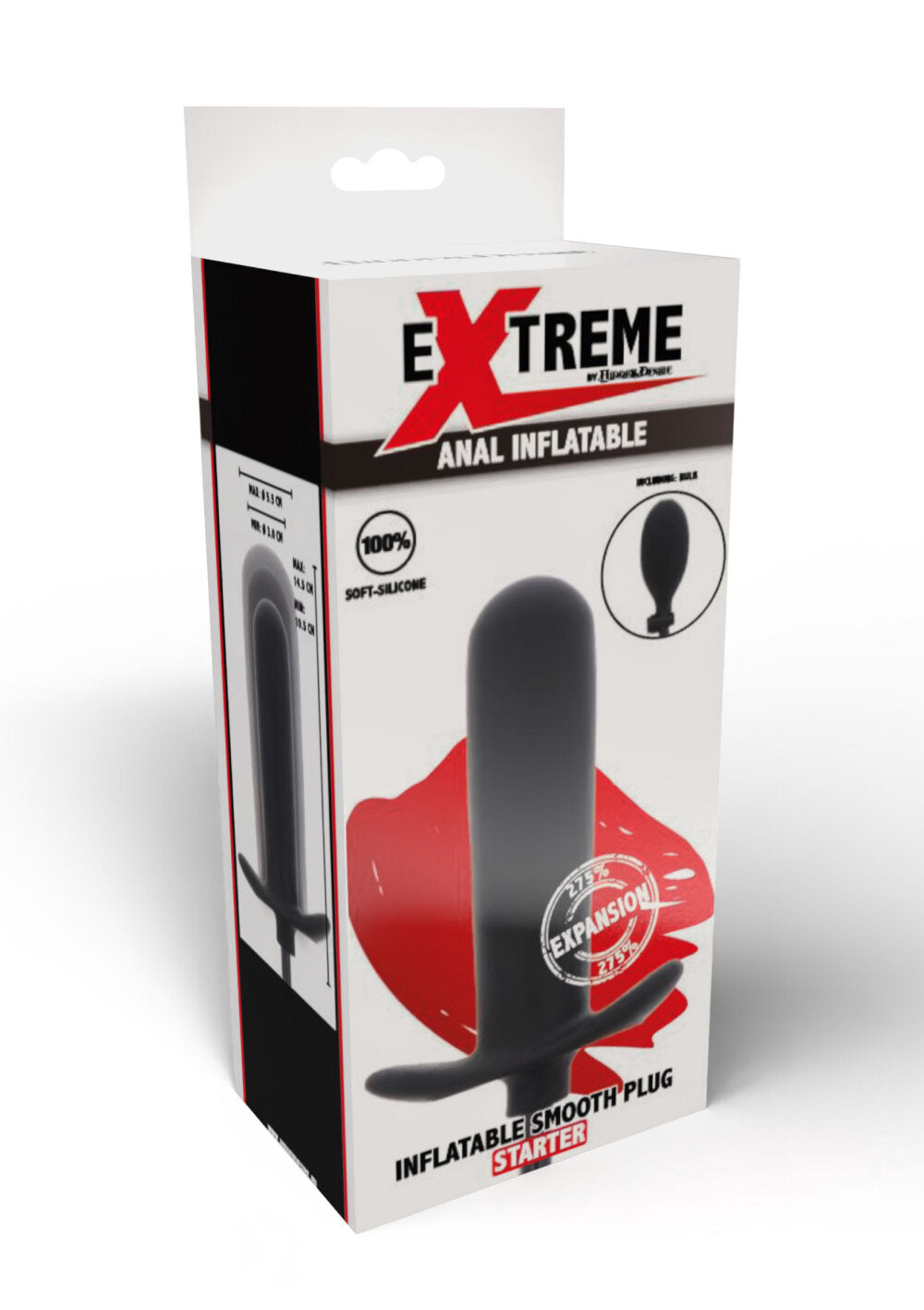 Hidden Desire Extreme Inflatable Smooth Plug - Starter