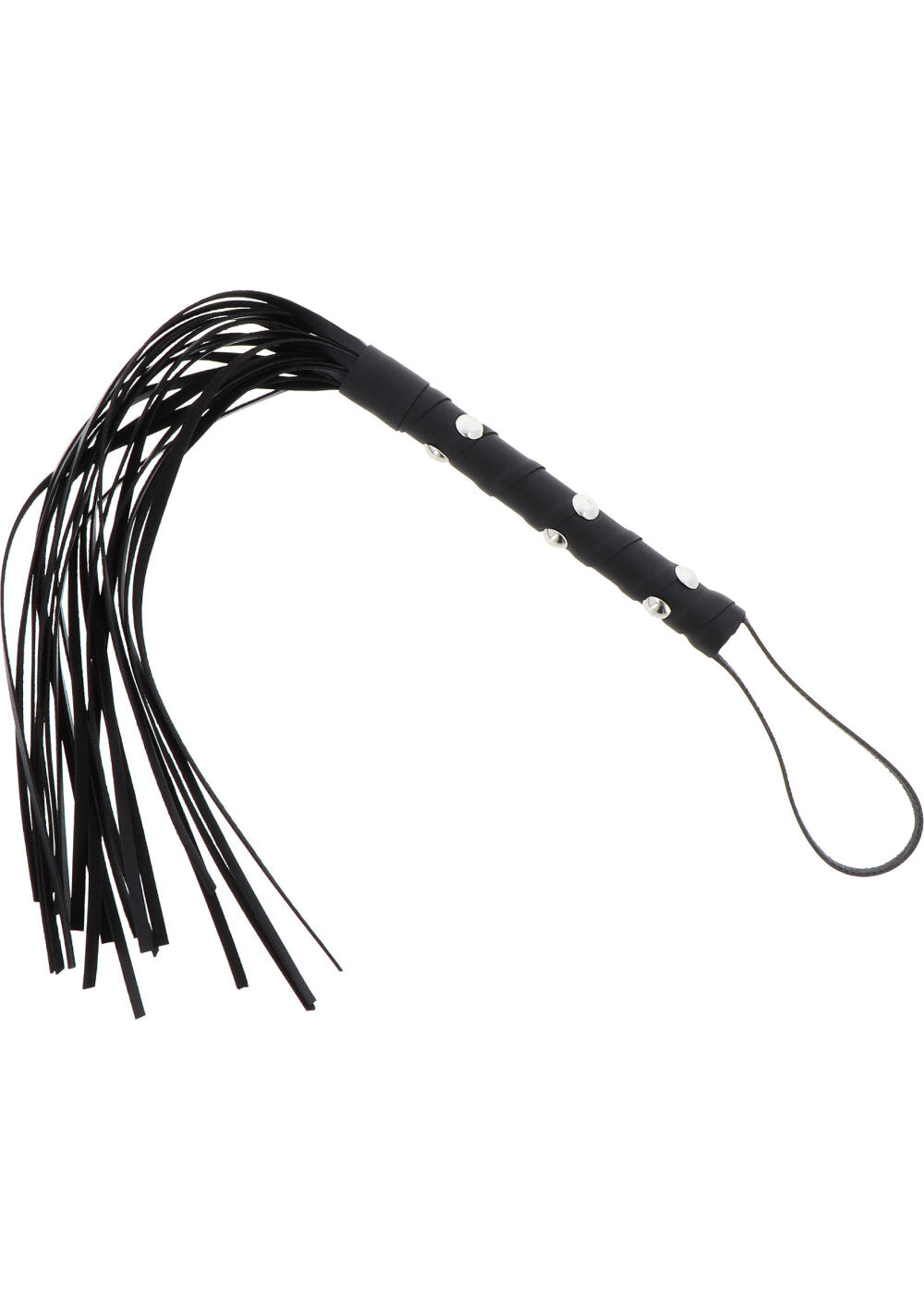 Hidden Desire Extreme Short Studded Flogger Whip