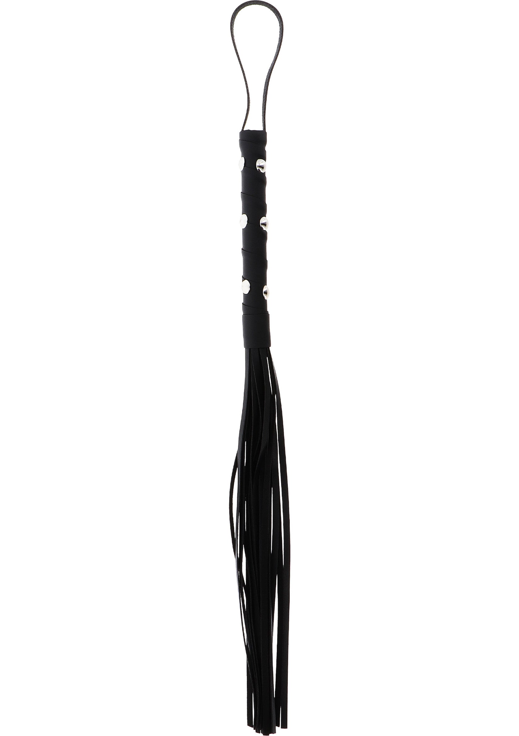 Hidden Desire Extreme Short Studded Flogger Whip