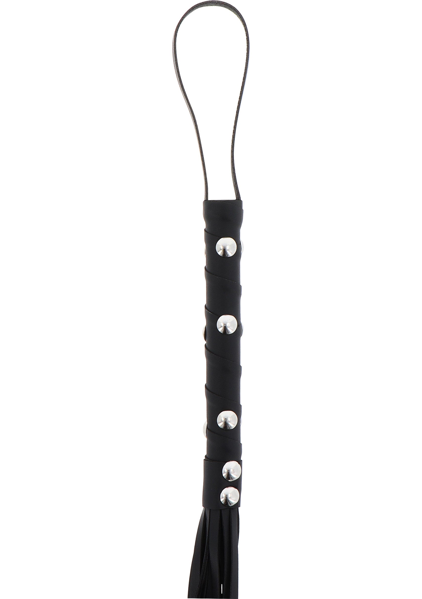 Hidden Desire Extreme Short Studded Flogger Whip