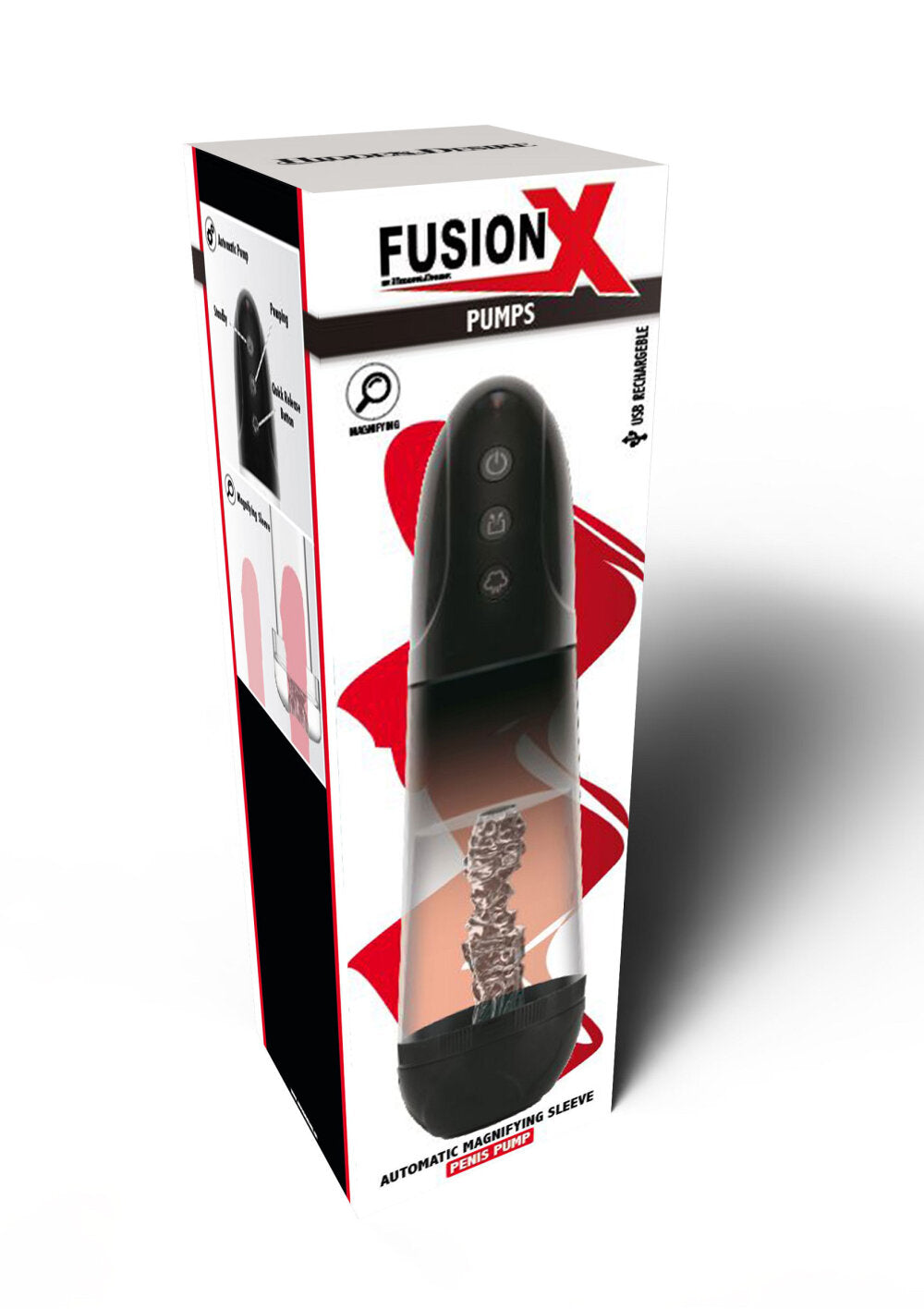 Hidden Desire Fusion X Automatic Magnify Penis Pump