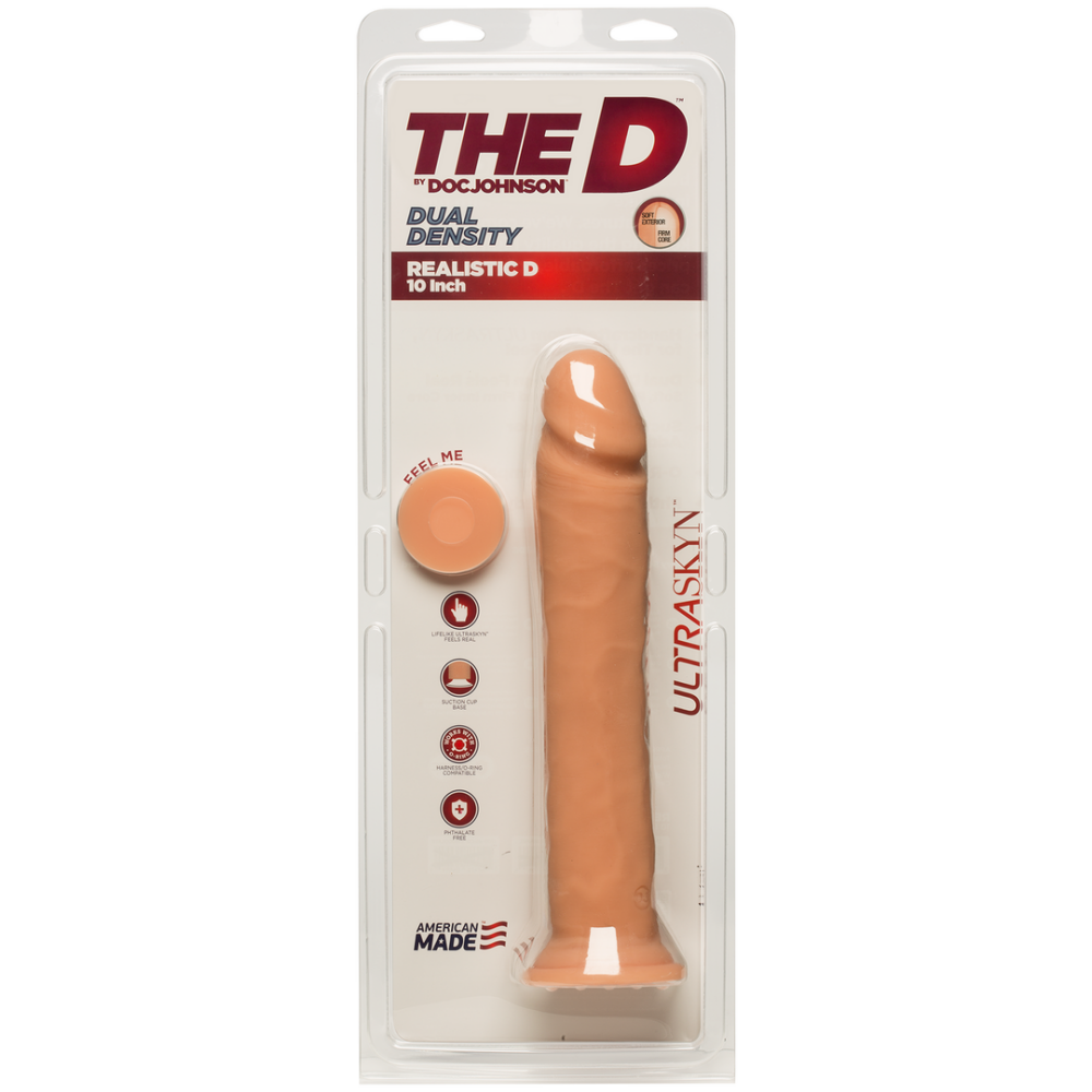 Realistic D - Realistic ULTRASKYN Dildo - 10 / 25 cm