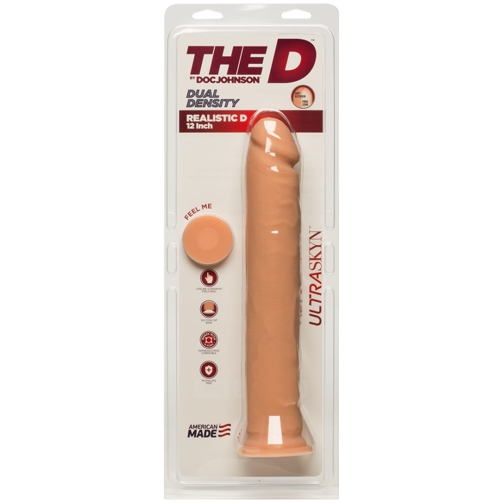 Realistic D - Realistic ULTRASKYN Dildo - 12 / 30 cm