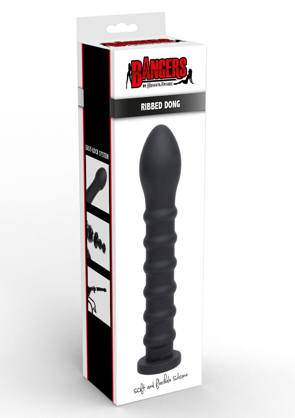 Hidden Desire Bangers Fuck Machines Ribbed Dong Easy-Lock 19 cm