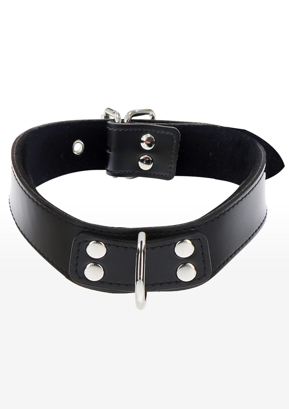 Taboom Bondage Essentials Elegant D-Ring Collar