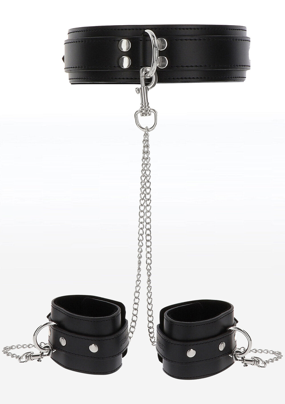 Taboom Bondage Essentials Heavy Collar and Wrist Cuffs