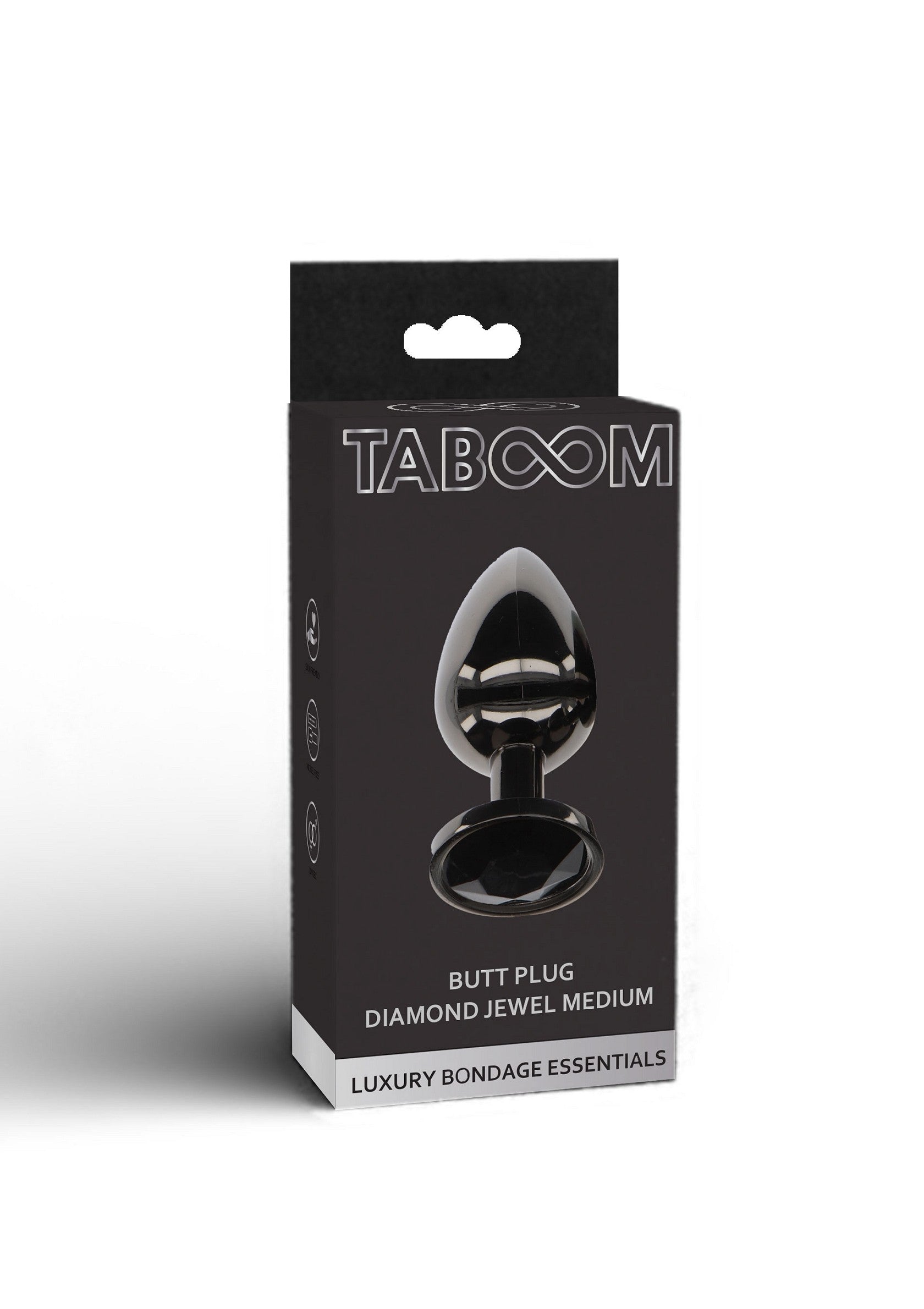 Taboom Bondage Essentials Butt Plug With Diamond Jewel M