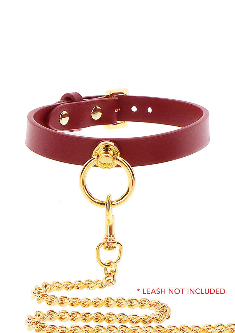 Taboom Bondage in Luxury O-Ring Collar