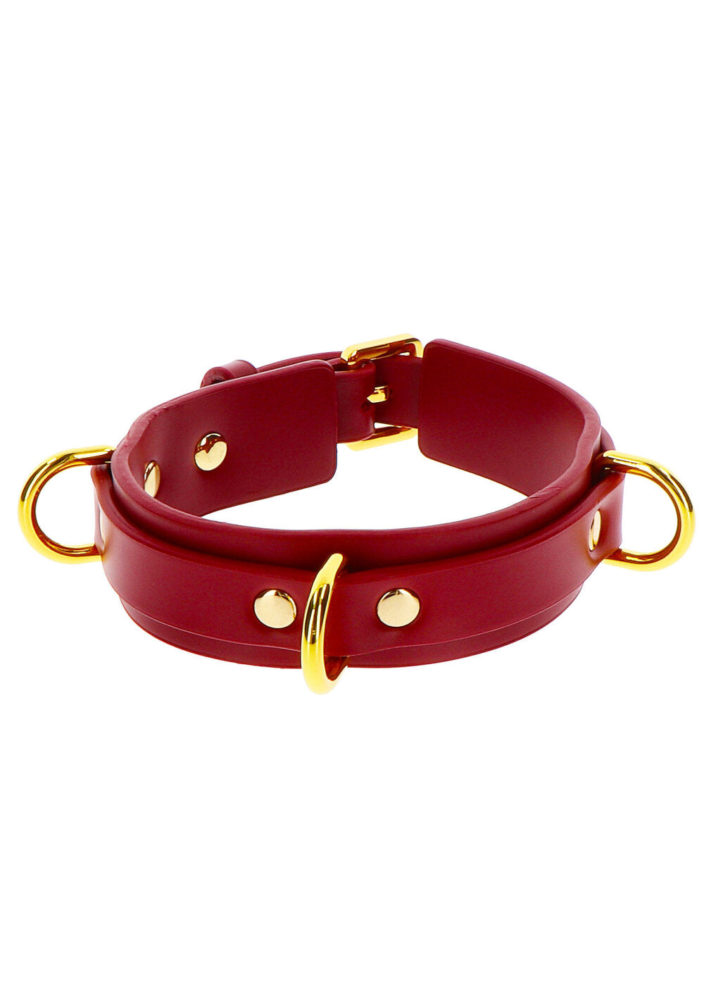 Taboom Bondage in Luxury D-Ring Collar Deluxe