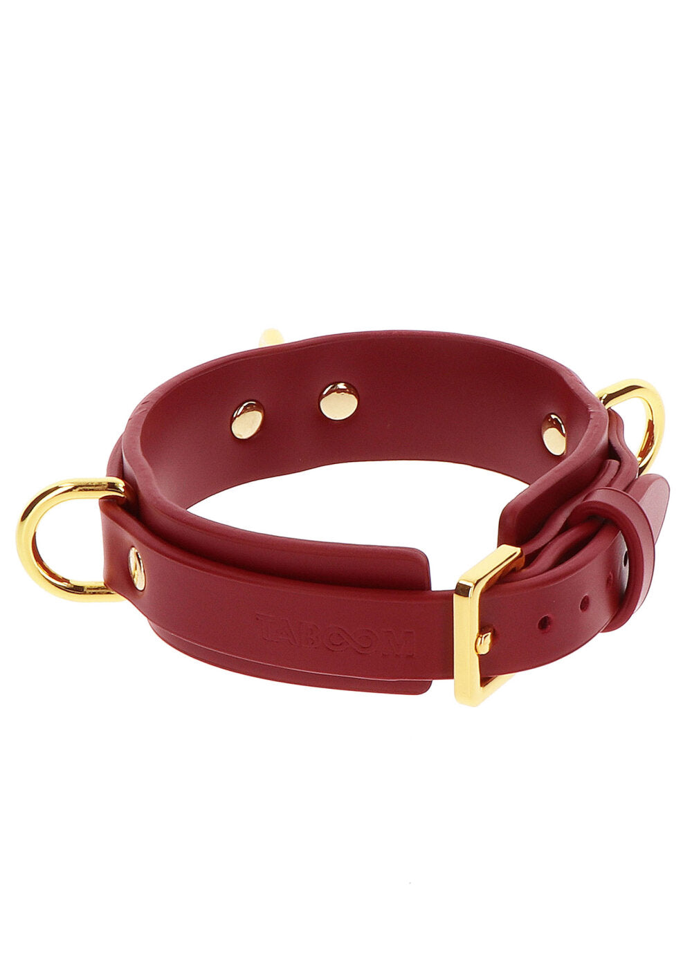 Taboom Bondage in Luxury D-Ring Collar Deluxe