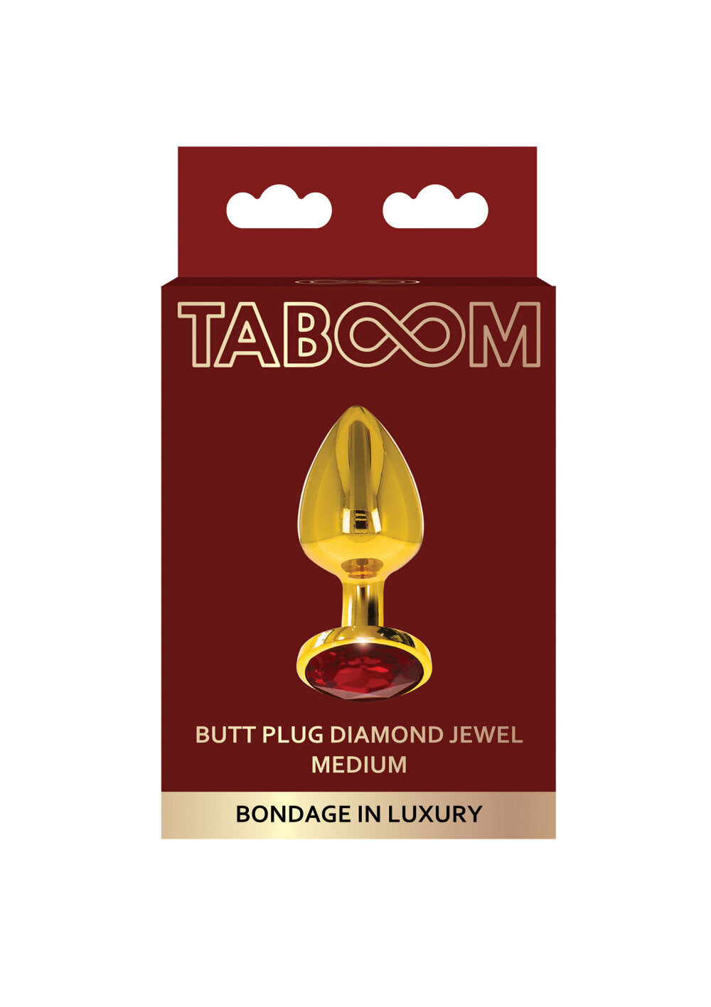 Taboom Bondage in Luxury Butt Plug With Diamond Jewel M