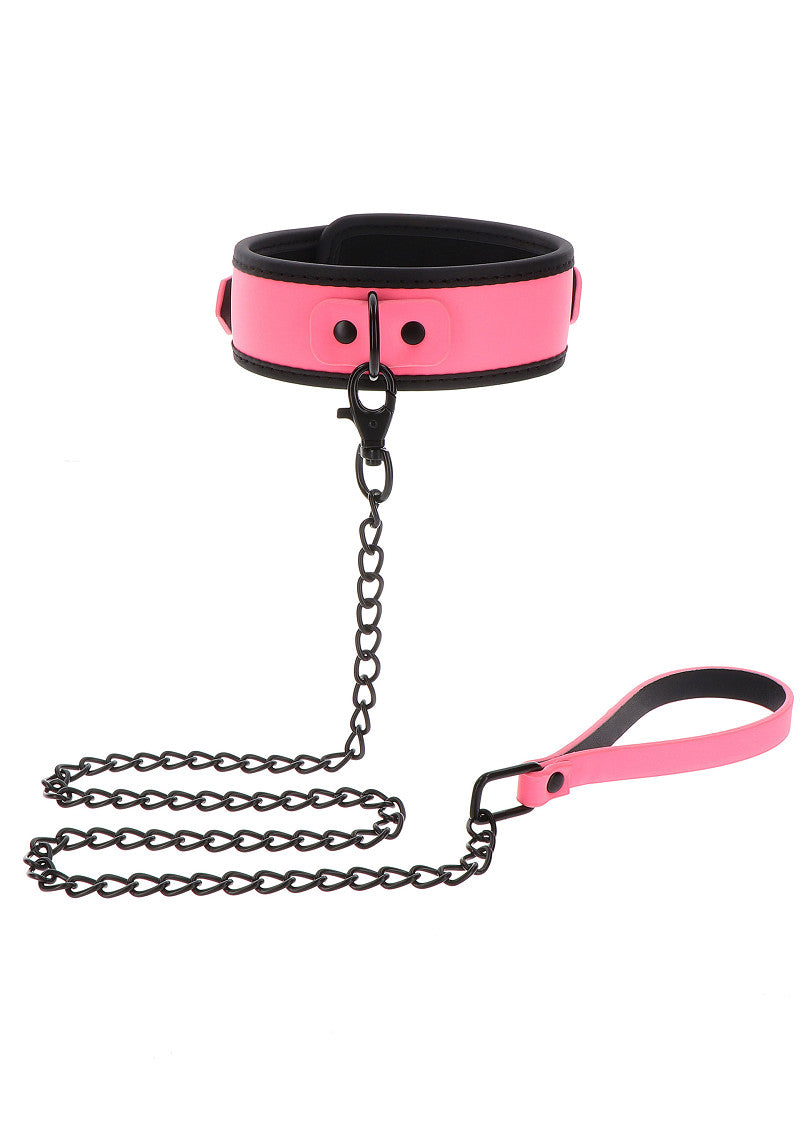 Taboom Glow In the Dark Collar and Chain Leash