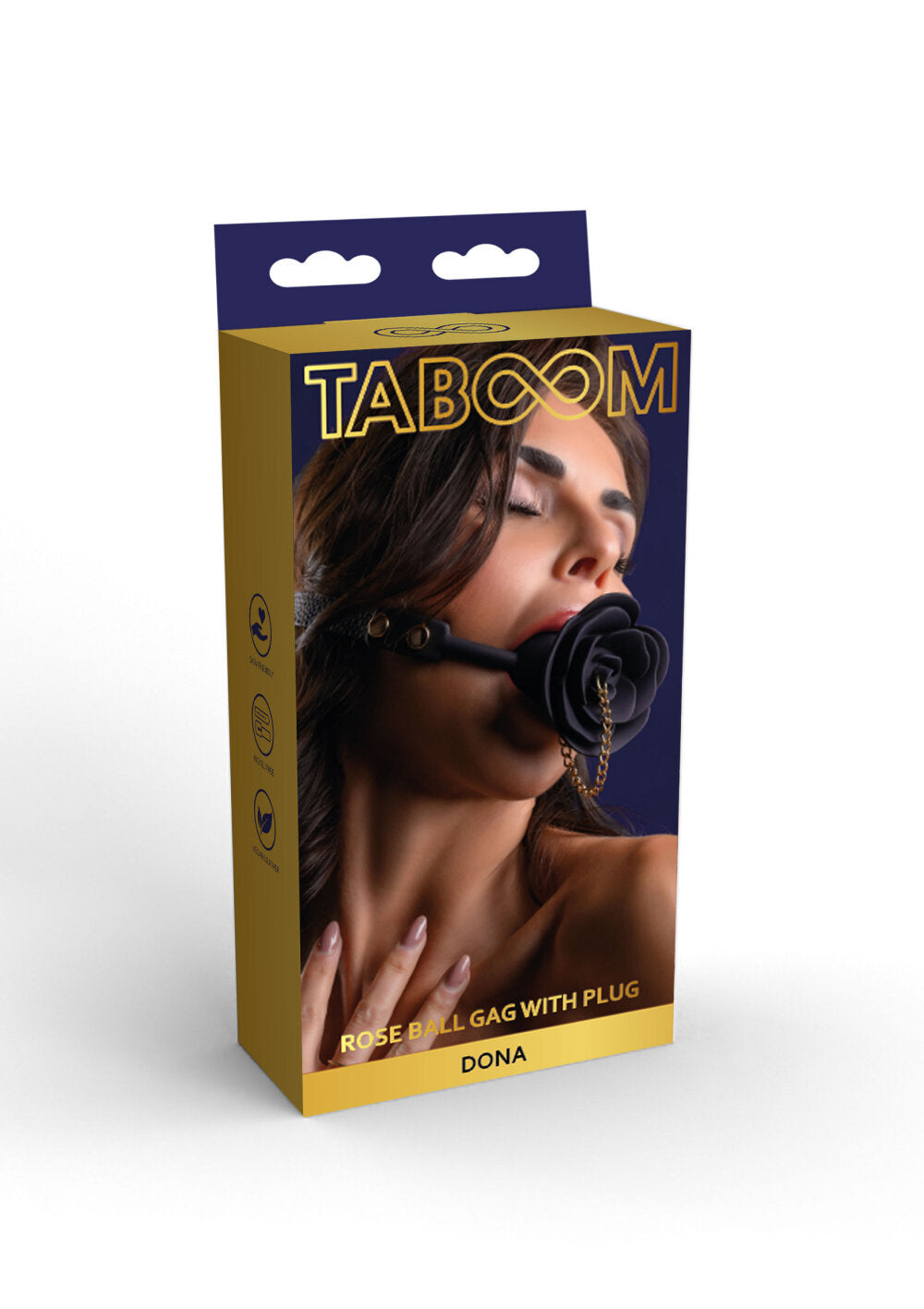 Taboom Dona Rose Ball Gag with Plug