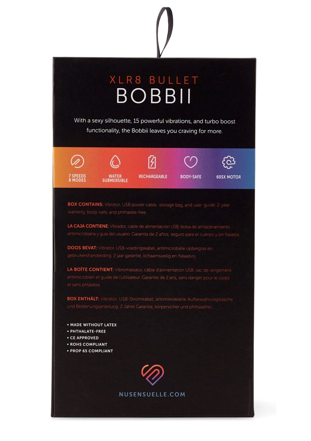 Nu Sensuelle Bobbii XLR8 Bullet