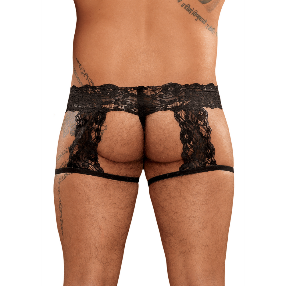 G-String Garter Short - L/XL - Black