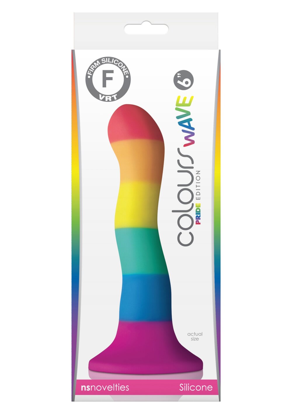 NS Novelties Colours Pride Edition 6' Wave Dildo