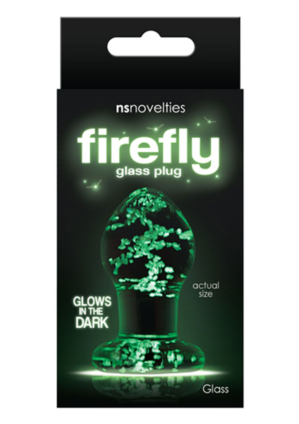 NS Novelties Firefly Glass Plug Small