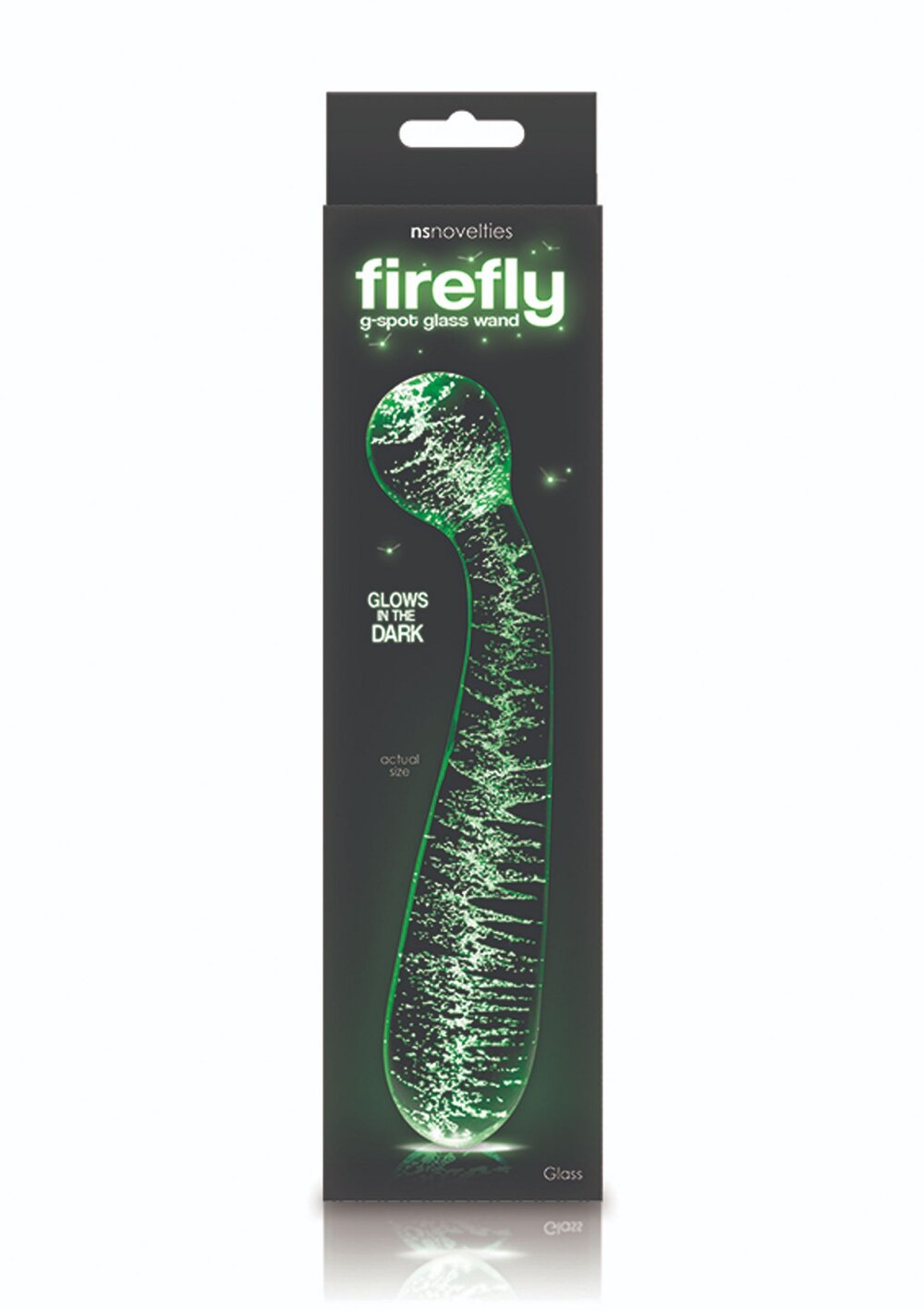 NS Novelties Firefly Glass G Spot Glow Wand