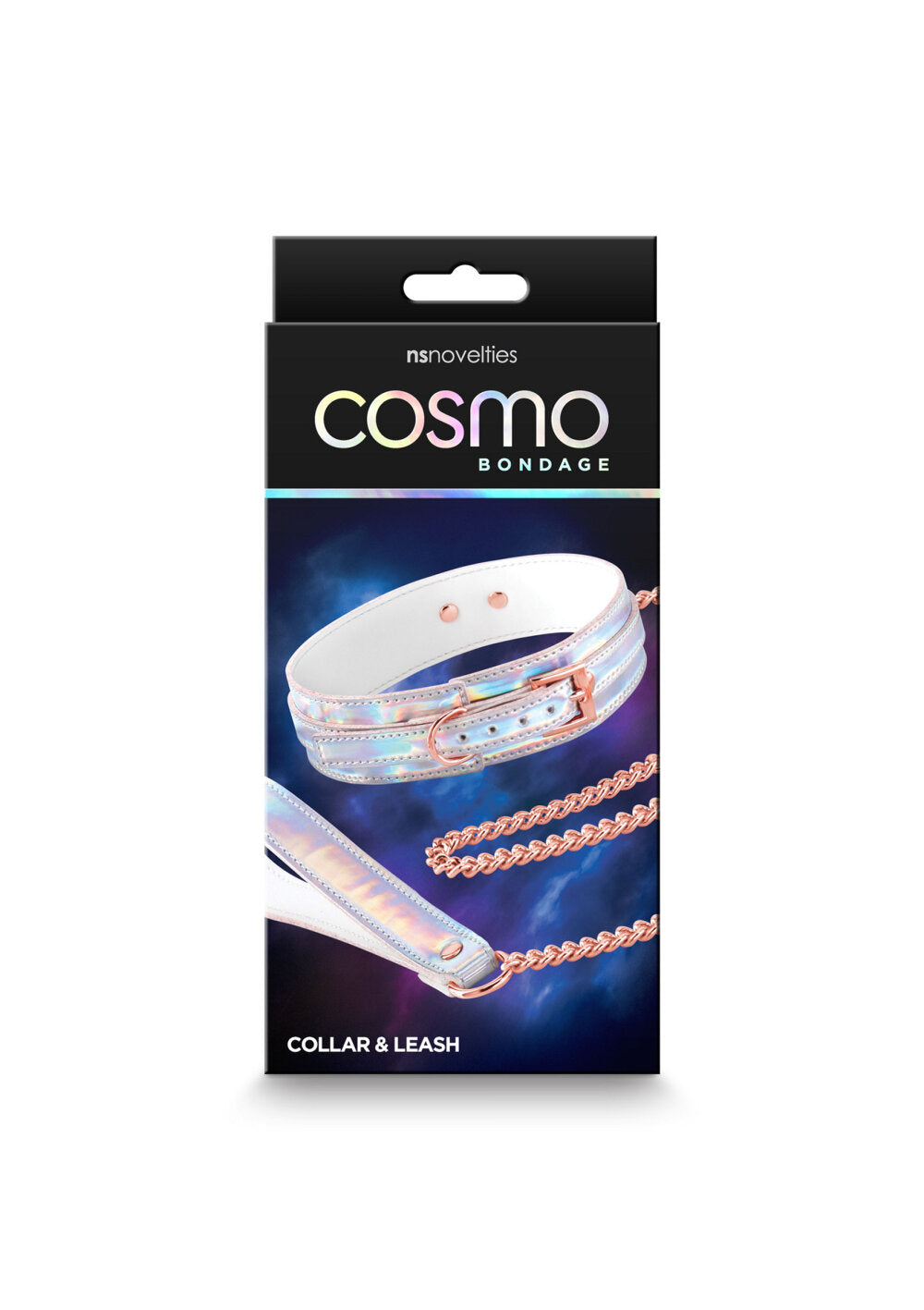 NS Novelties Cosmo Bondage Collar & Leash