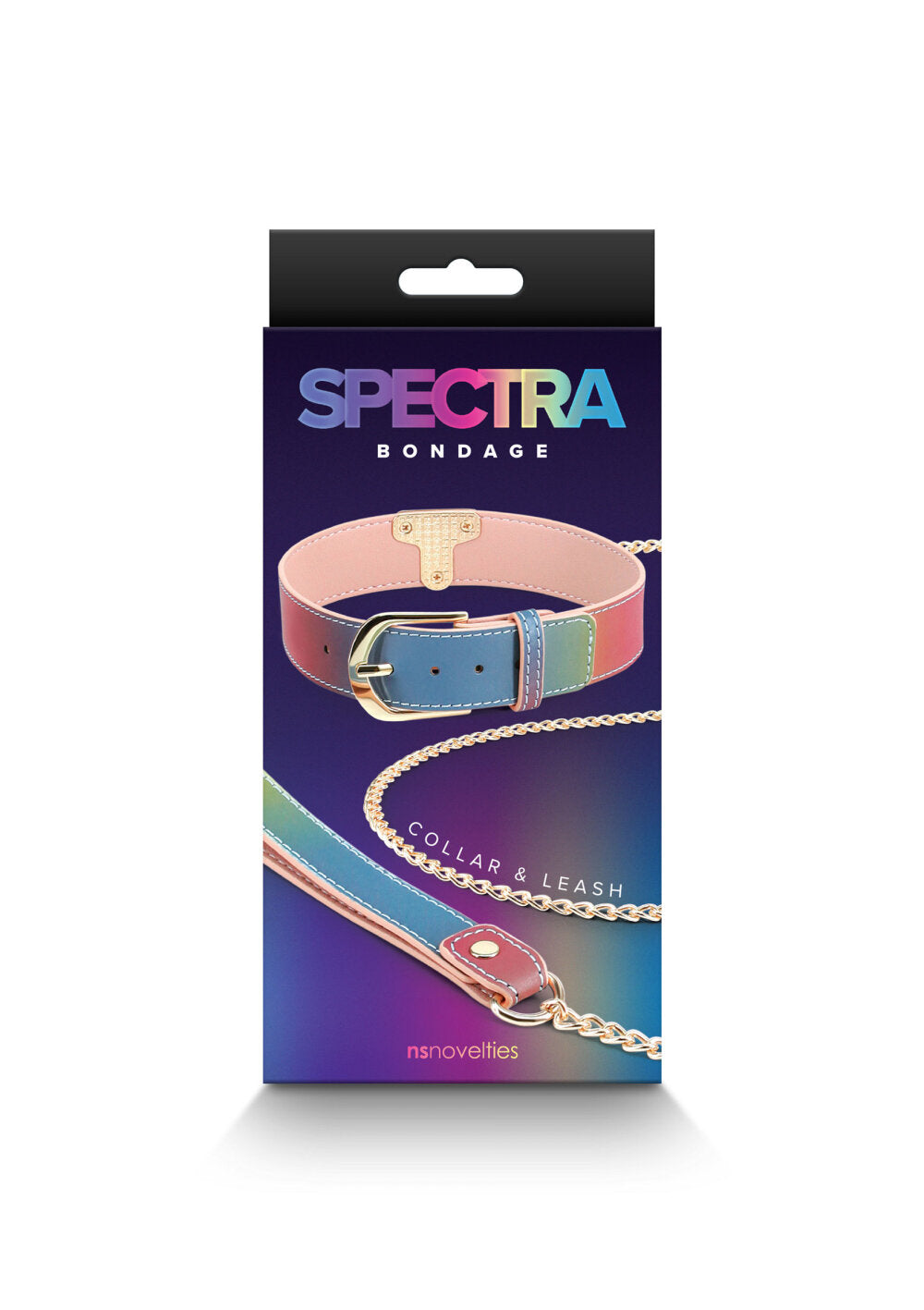 NS Novelties Spectra Bondage Collar & Leash