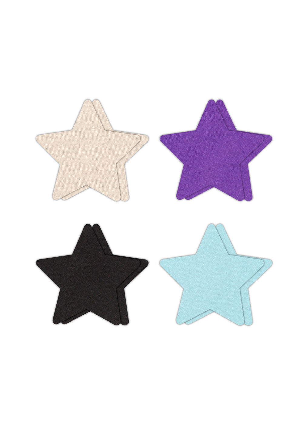 NS Novelties Pretty Pasties Star I Assorted 4 Pair