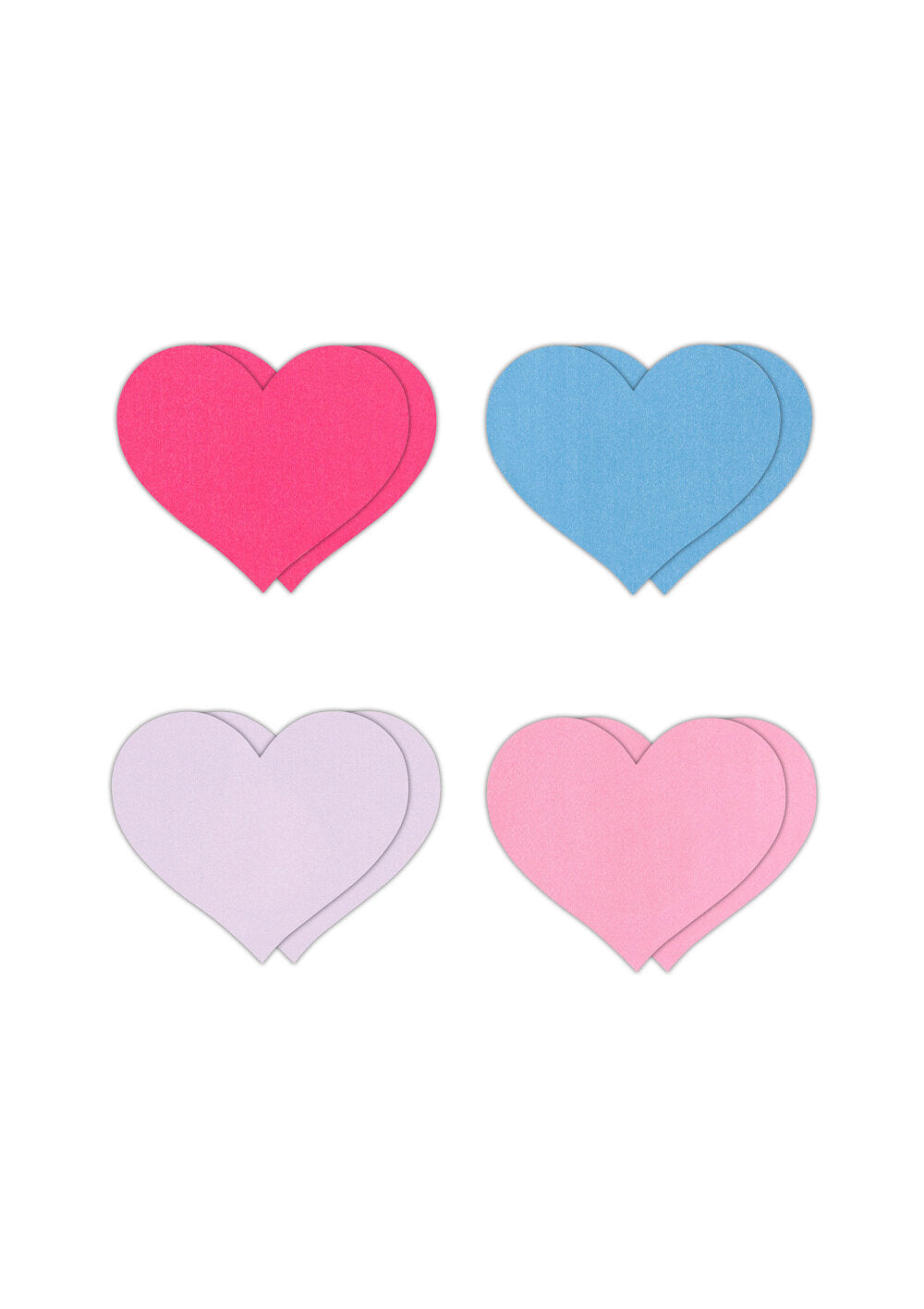 NS Novelties Pretty Pasties Heart II Assorted 4 Pair