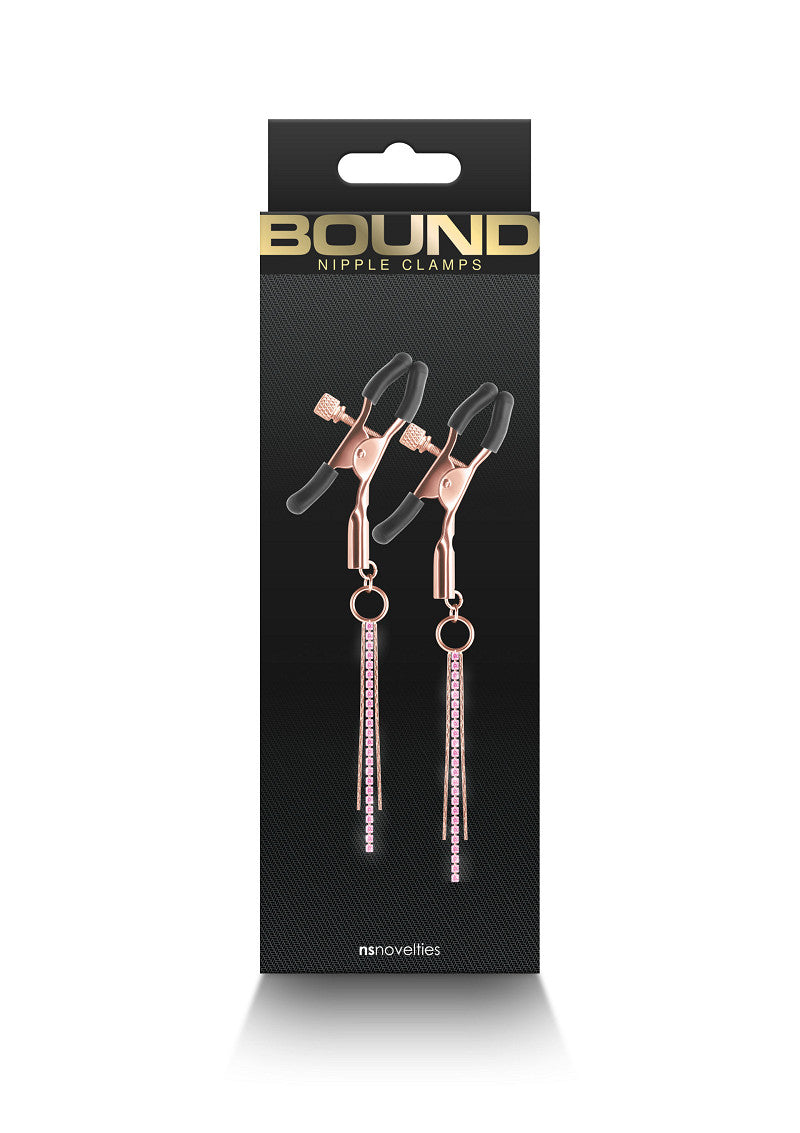 NS Novelties Bound Nipple Clamps D3