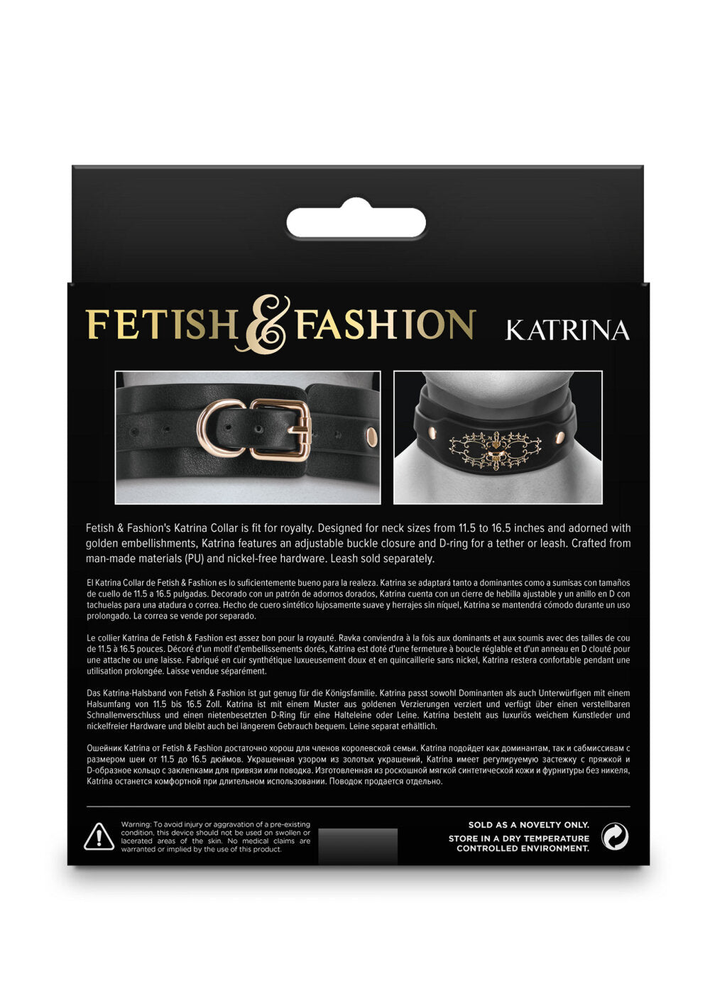 NS Novelties Fetish & Fashion Katrina Collar