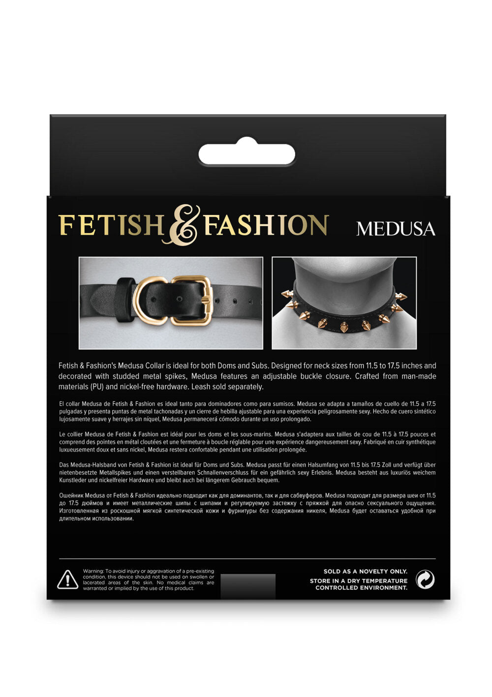 NS Novelties Fetish & Fashion Medusa Collar