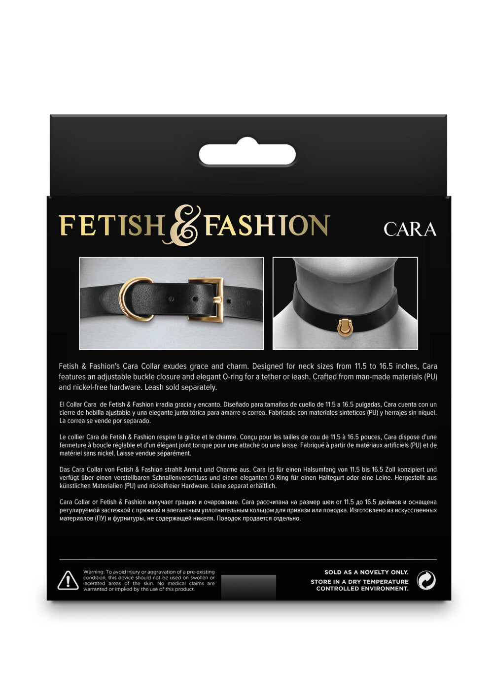 NS Novelties Fetish & Fashion Cara Collar