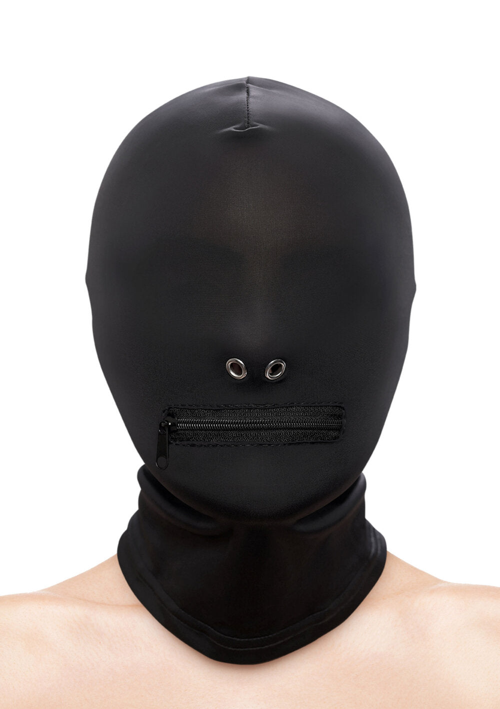 NS Novelties Fetish & Fashion Zippered Mouth Hood