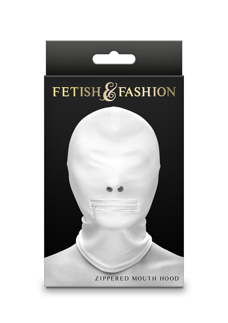 NS Novelties Fetish & Fashion Zippered Mouth Hood