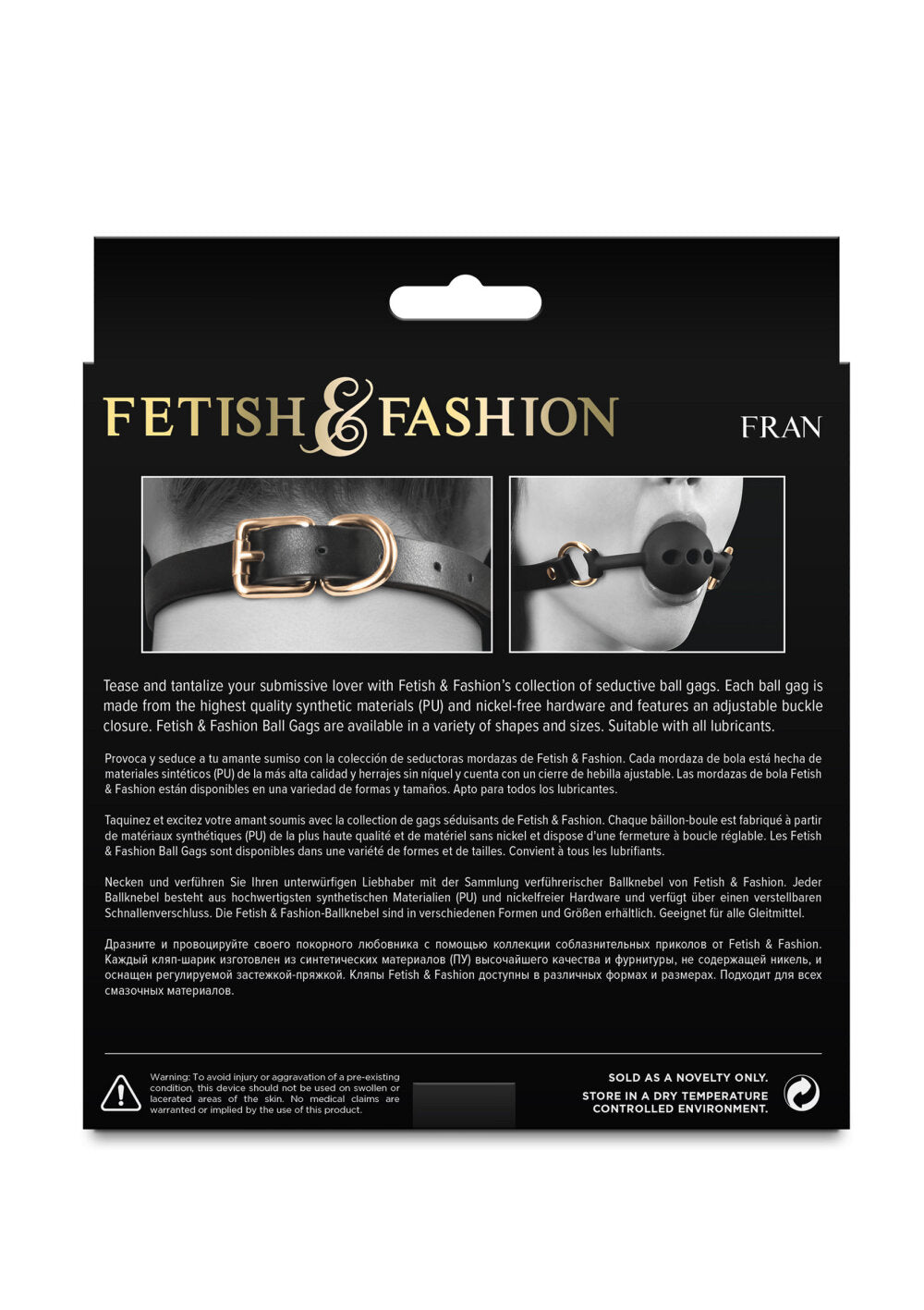 NS Novelties Fetish & Fashion Fran Gag