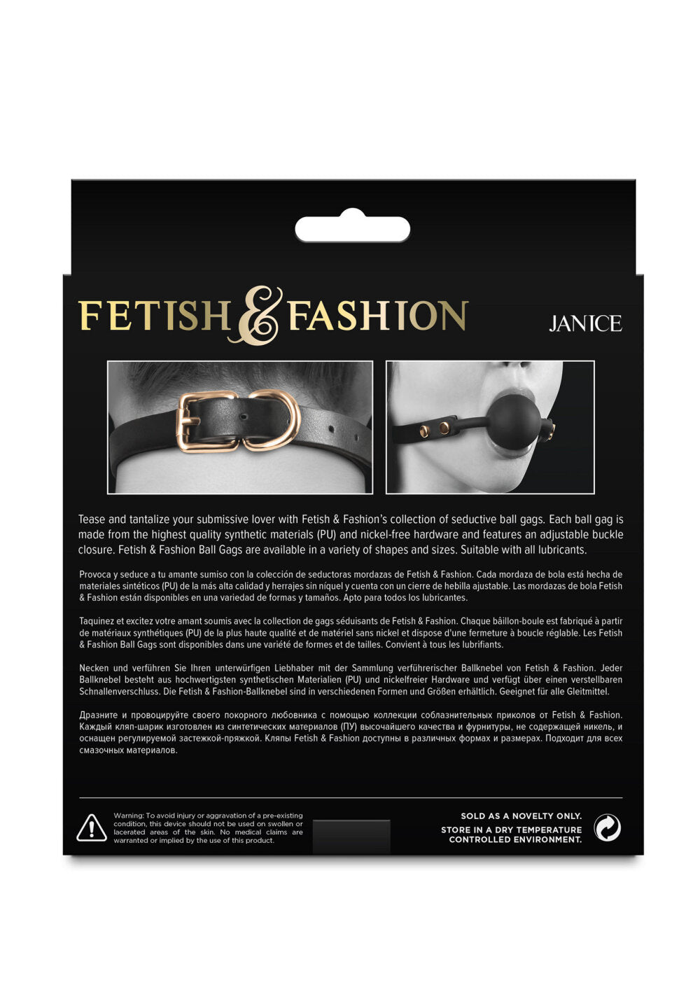 NS Novelties Fetish & Fashion Janice Gag