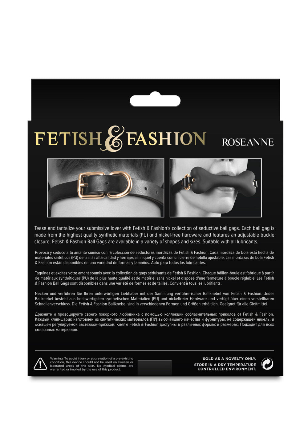 NS Novelties Fetish & Fashion Roseanne Gag