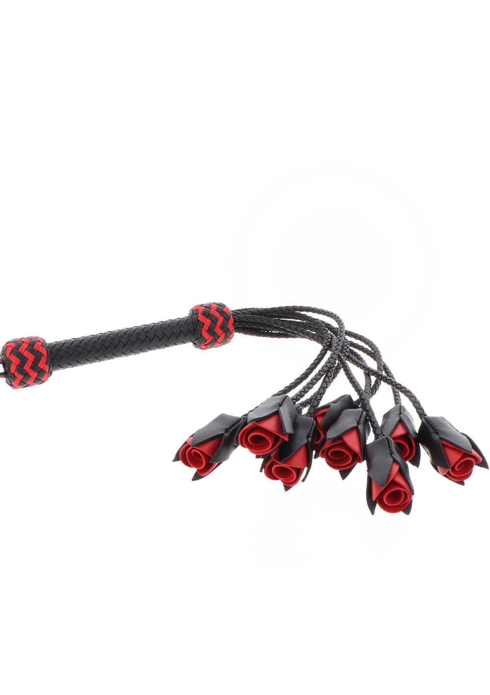 Hidden Desire Masters Real Leather Roses Whip