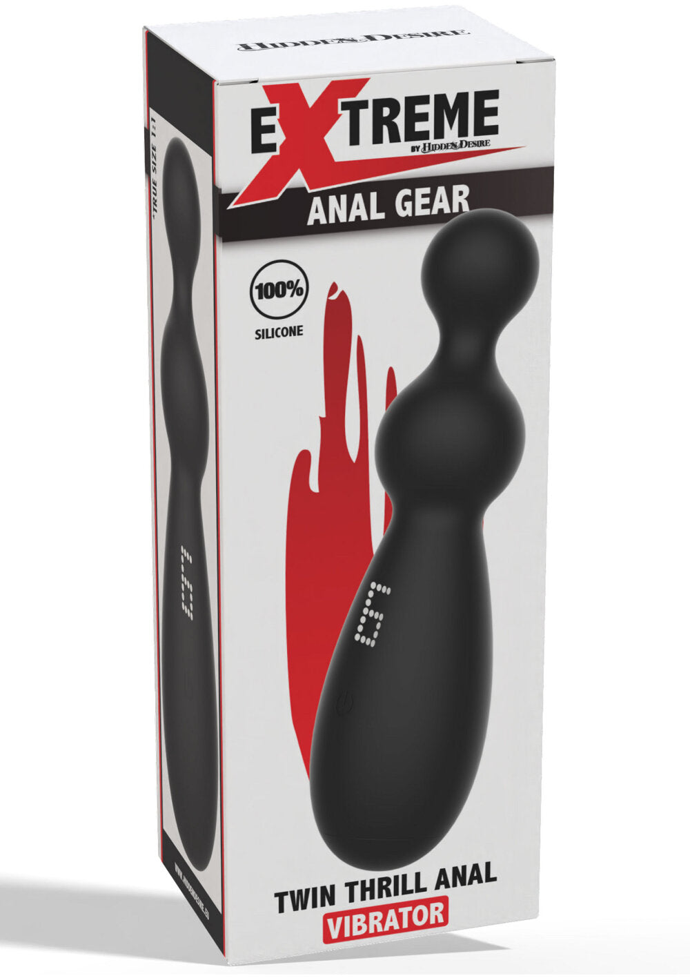 Hidden Desire Extreme Twin Thrill Anal Vibrator