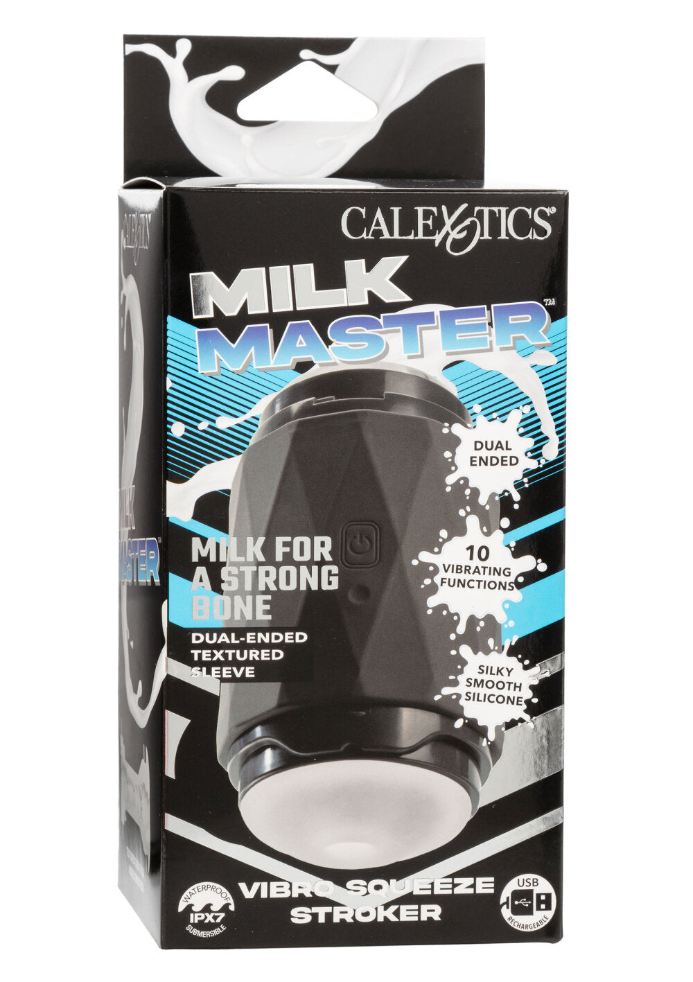 CalExotics Milk Master Vibro Squeeze Stroker