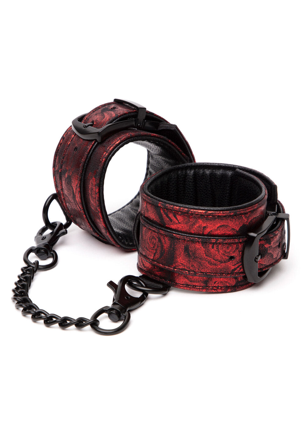 Fifty Shades Of Grey Reverse PU Leather Wrist Cuffs