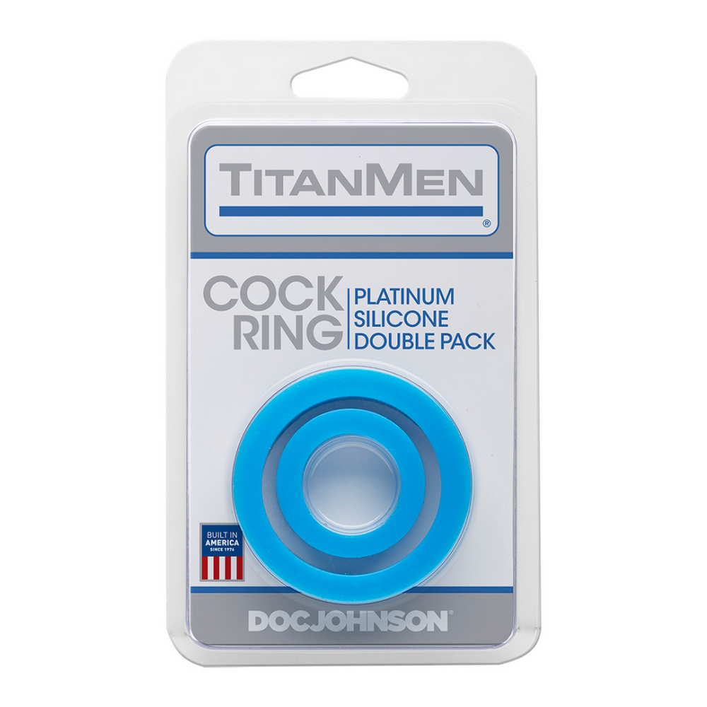 Silicone Cock Ring Set - 2 Pieces