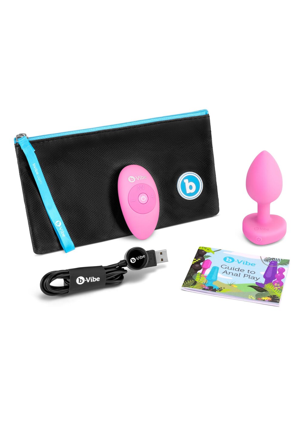 B-Vibe Vibrating Heart Plug S/M