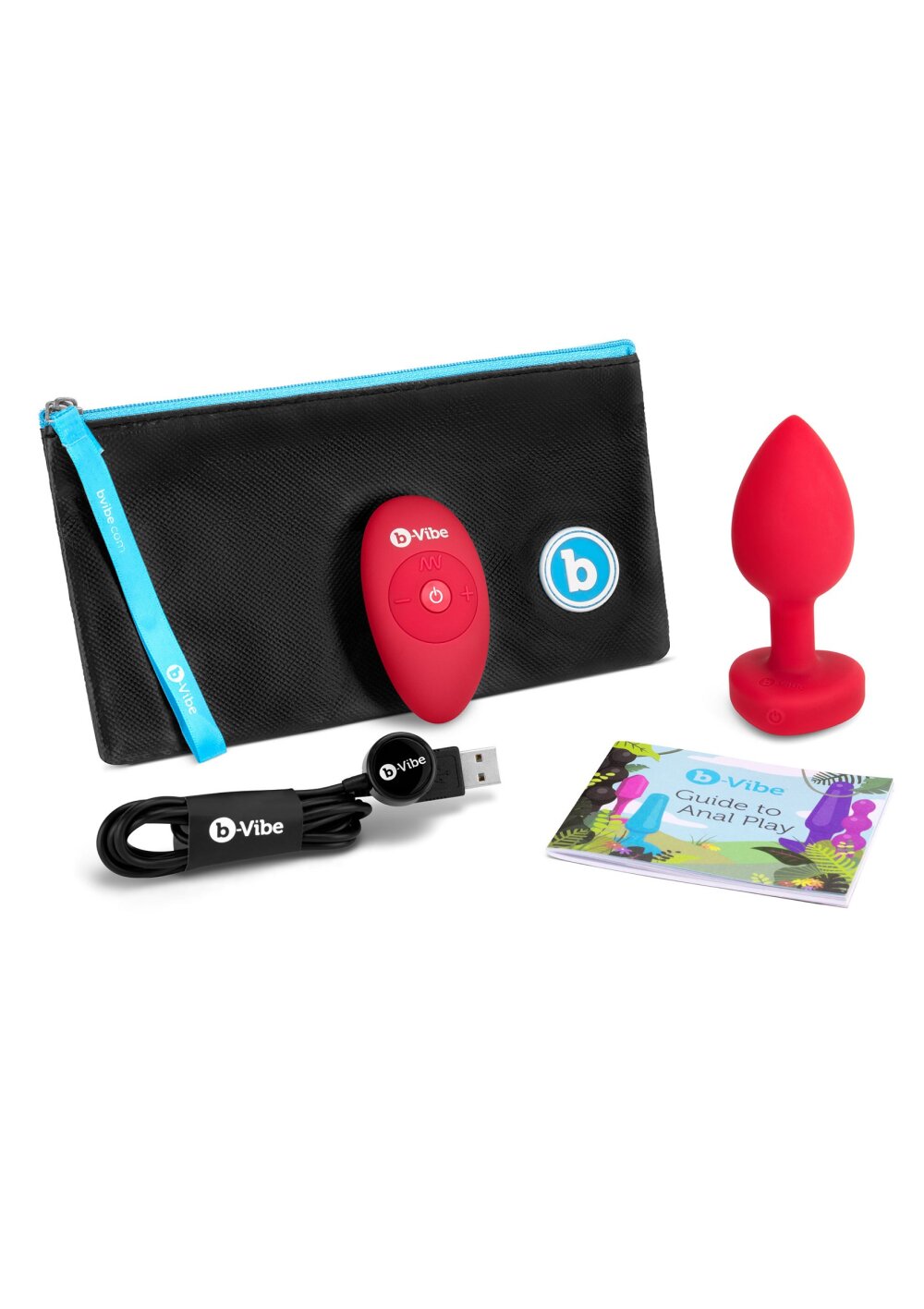 B-Vibe Vibrating Heart Plug M/L